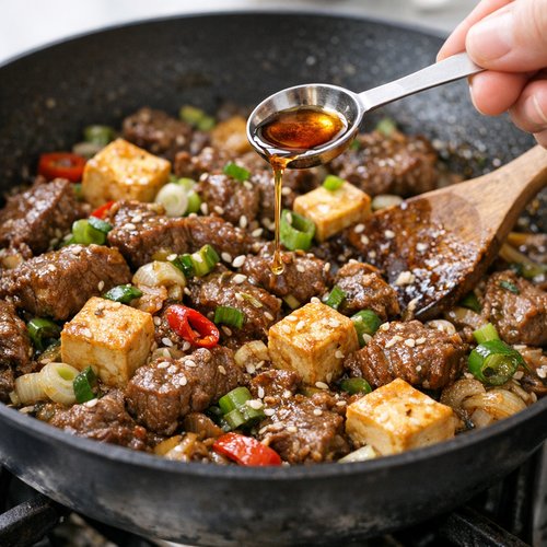 Step 11: Add Sesame Oil for Aromatics