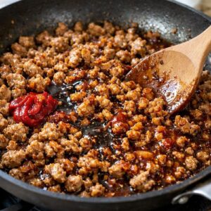 Asian Ground Pork Recipe Minutes step 4