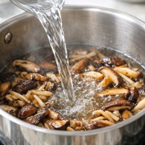 Asian Mushroom Soup Recipe step 3