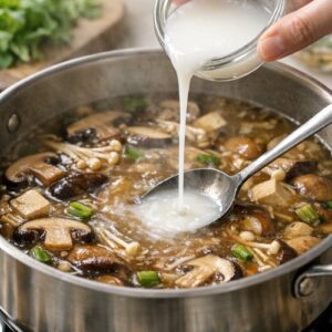 Asian Mushroom Soup Recipe step 5