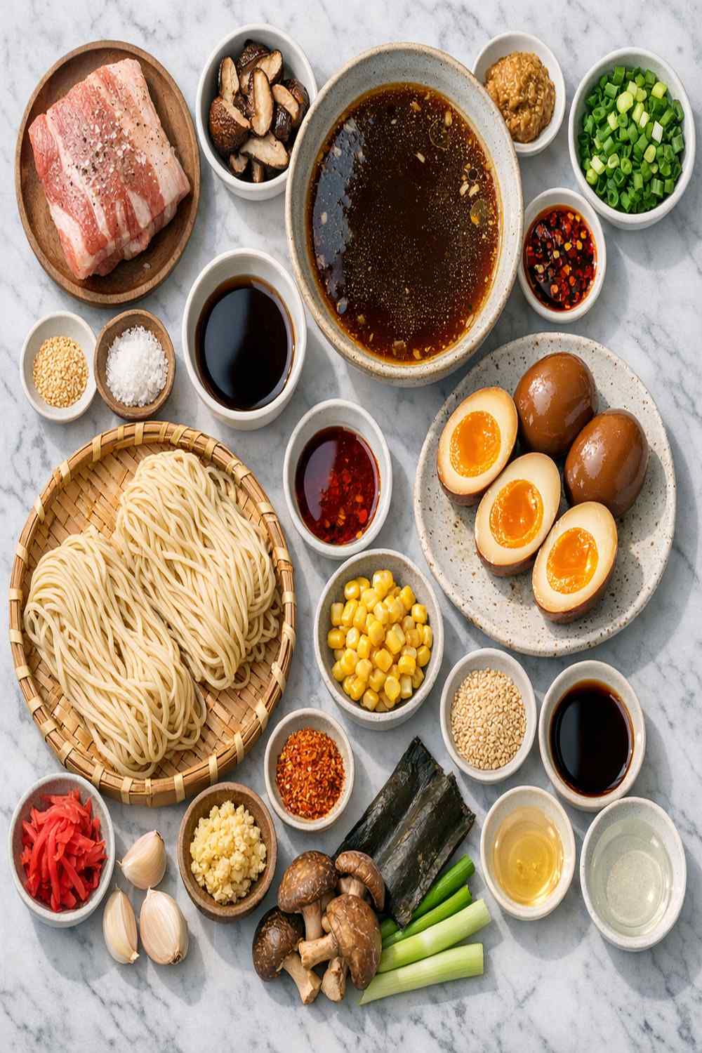 Authentic Ramen Recipe ingredients