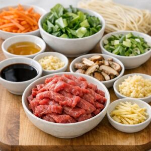 Beef Lo Mein Recipe step 2
