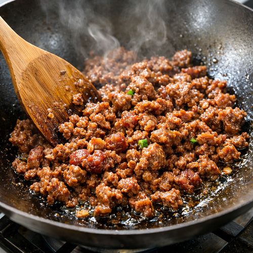 Step 7: Cook the Ground Beef