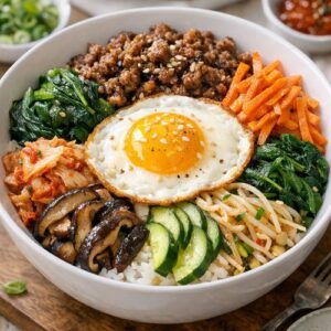 Bibimbap Ground Beef Recipe step 9