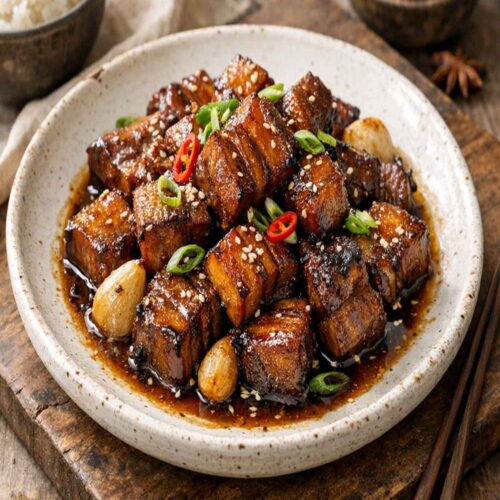 Braised Pork Belly Recipe Technique