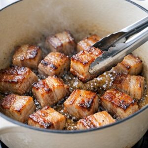 Braised Pork Belly Recipe Technique step 2