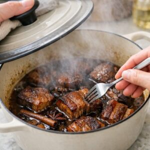 Braised Pork Belly Recipe Technique step 6