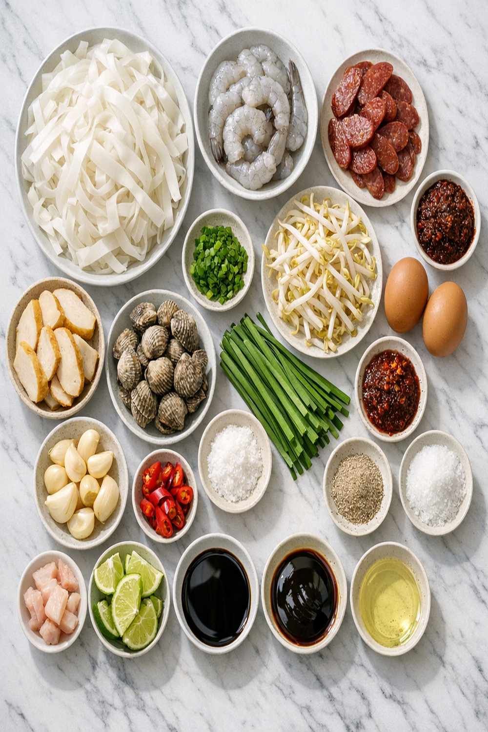 Char Kway Teow Recipe ingredients