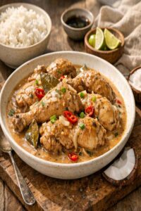 Chicken Adobo With Coconut Milk Recipe