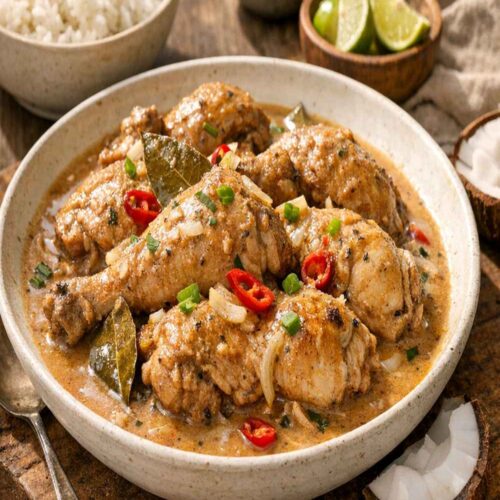 Chicken Adobo With Coconut Milk Recipe