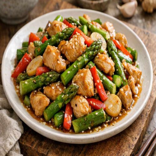 Chicken Asparagus Stir Fry Recipe