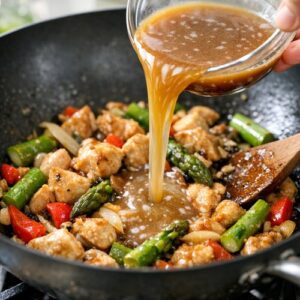 Chicken Asparagus Stir Fry Recipe step 6
