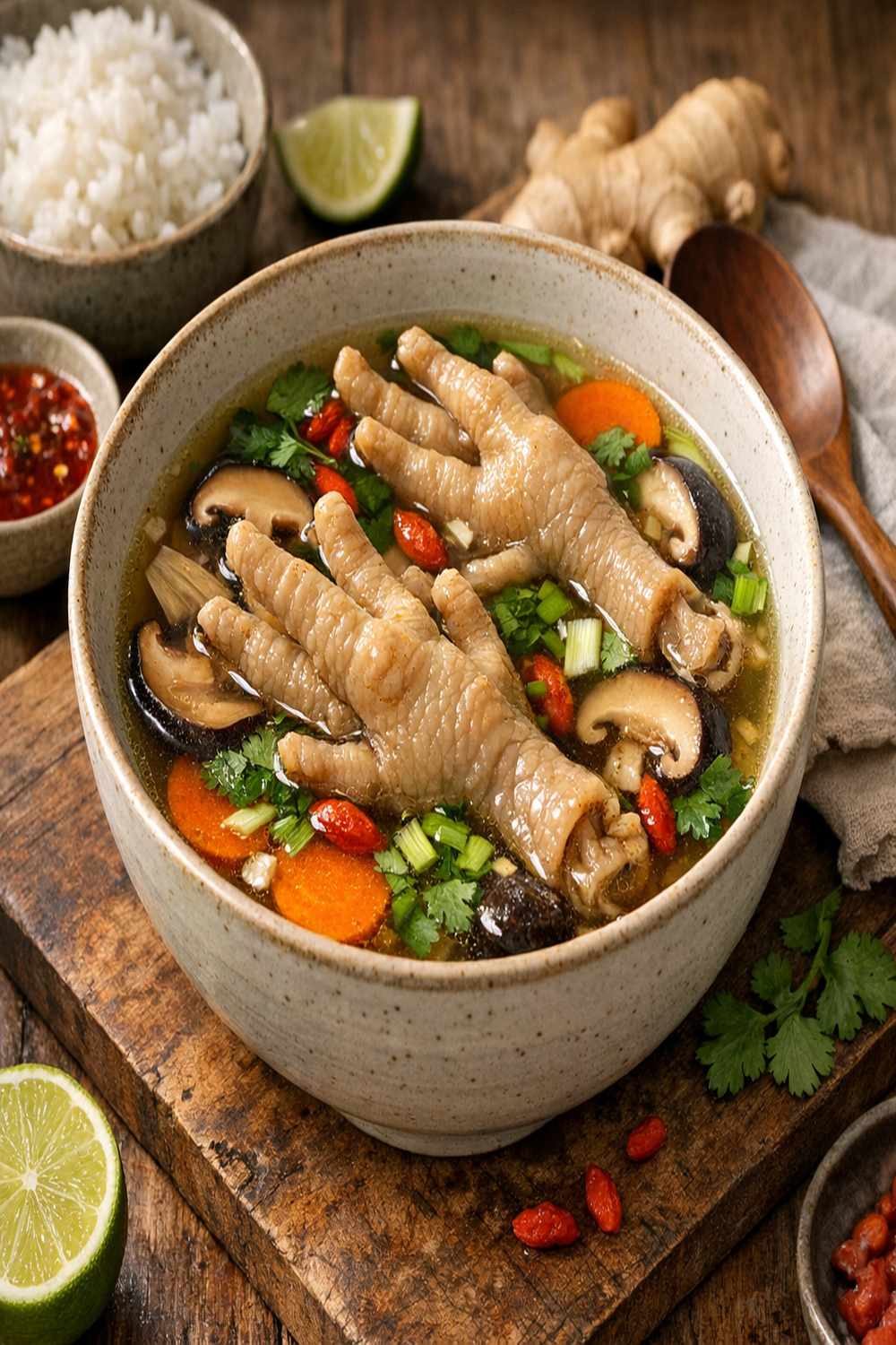 Chicken Feet Soup Recipe