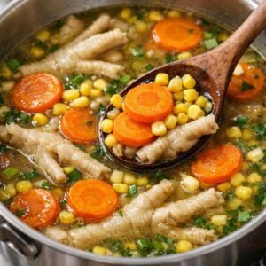 Chicken Feet Soup Recipe step 6
