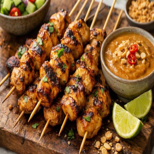 Chicken Satay Peanut Sauce Recipe
