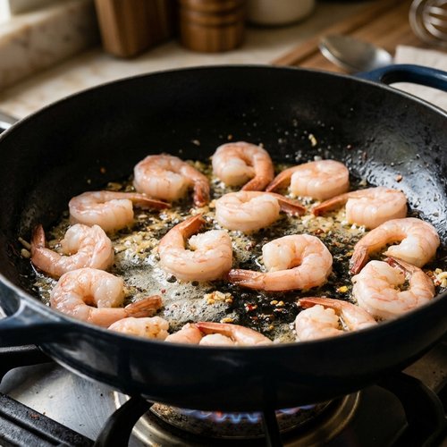 Step 3: Sear the Shrimp with Patience