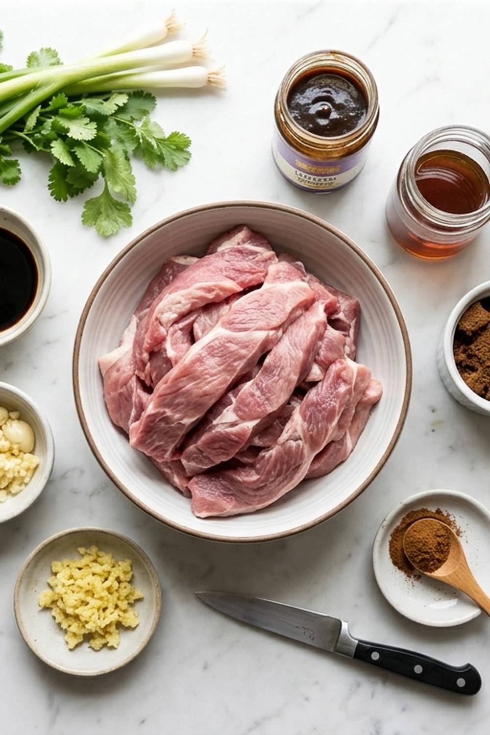 Chinese BBQ Boneless Ribs Recipe ingredients