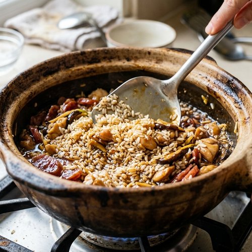 Step 9: Add Your Washed Rice—The Heart of the Dish