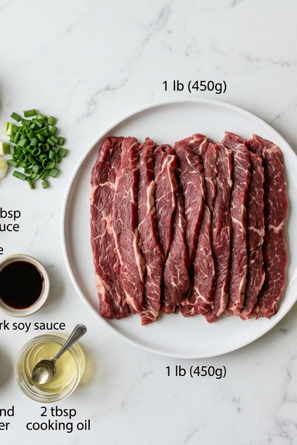 Chinese Pepper Steak And Onion Recipe ingredients