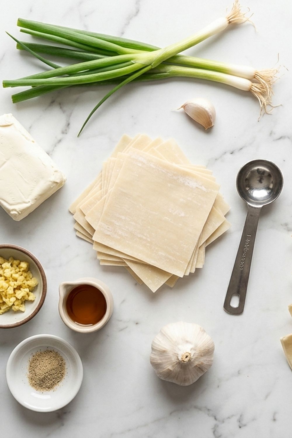 Chinese Cream Cheese Wonton Recipe ingredients